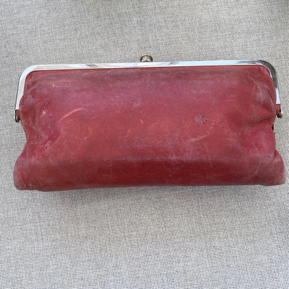HOBO Lauren Pink Leather Wallet